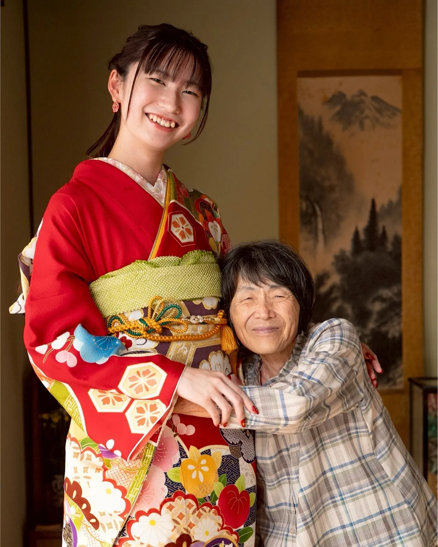 ご自宅成人撮影でお隣の市へ