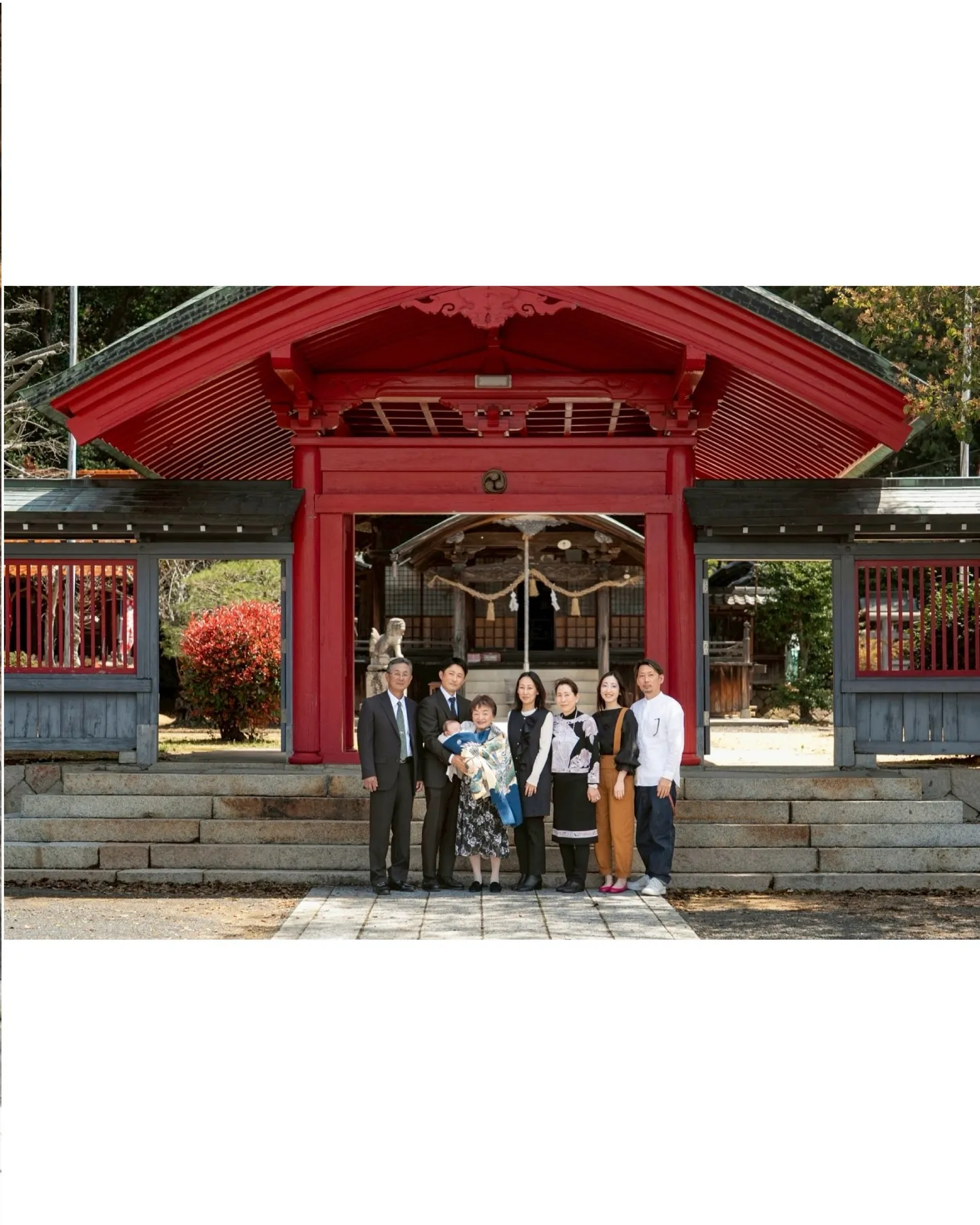 家族総出のお宮詣り。